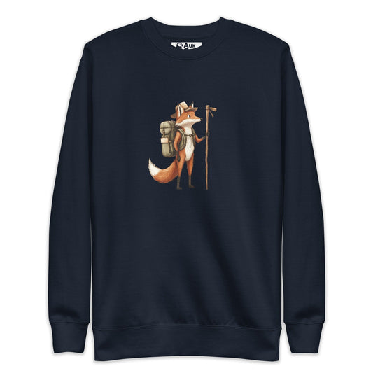 AukCliff Trailblazer Collection Graphic Sweatshirts Navy Blazer / S Trailblazer Fox Sweatshirt