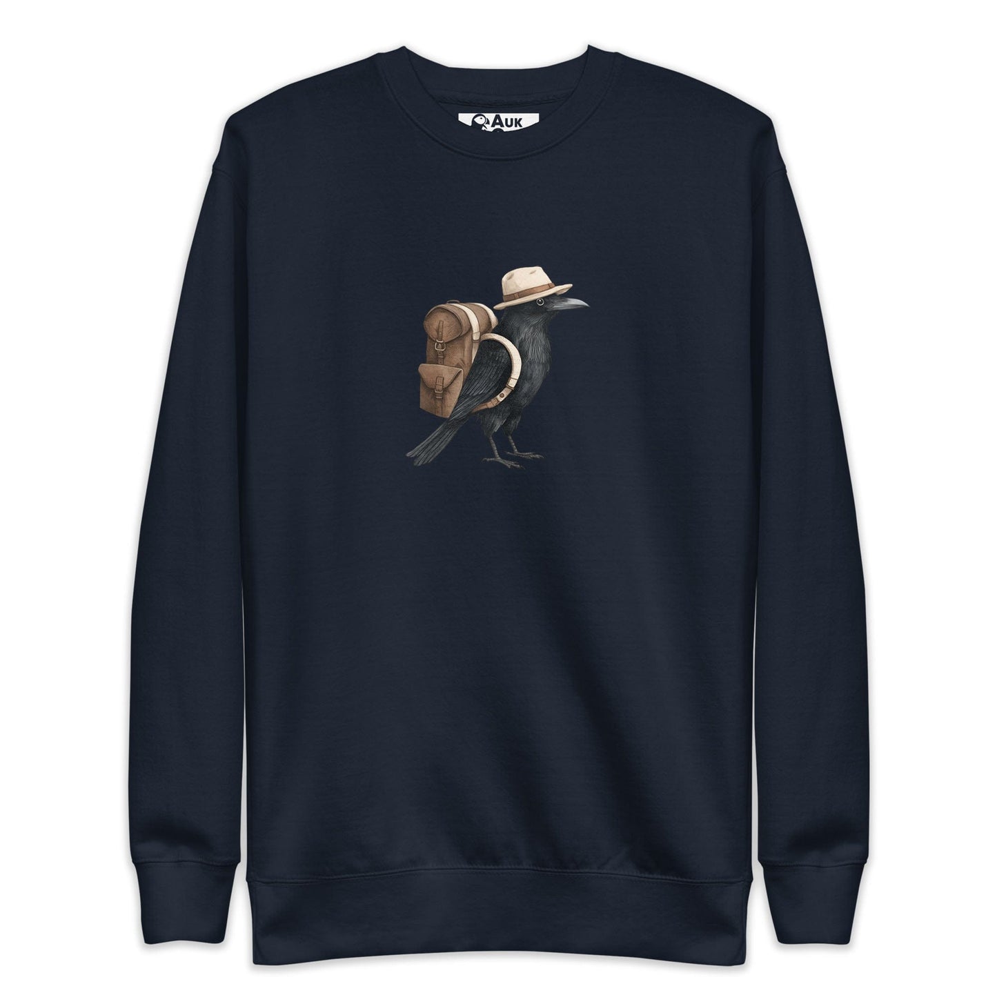 AukCliff Trailblazer Collection Graphic Sweatshirts Navy Blazer / S Trailblazer Raven Sweatshirt
