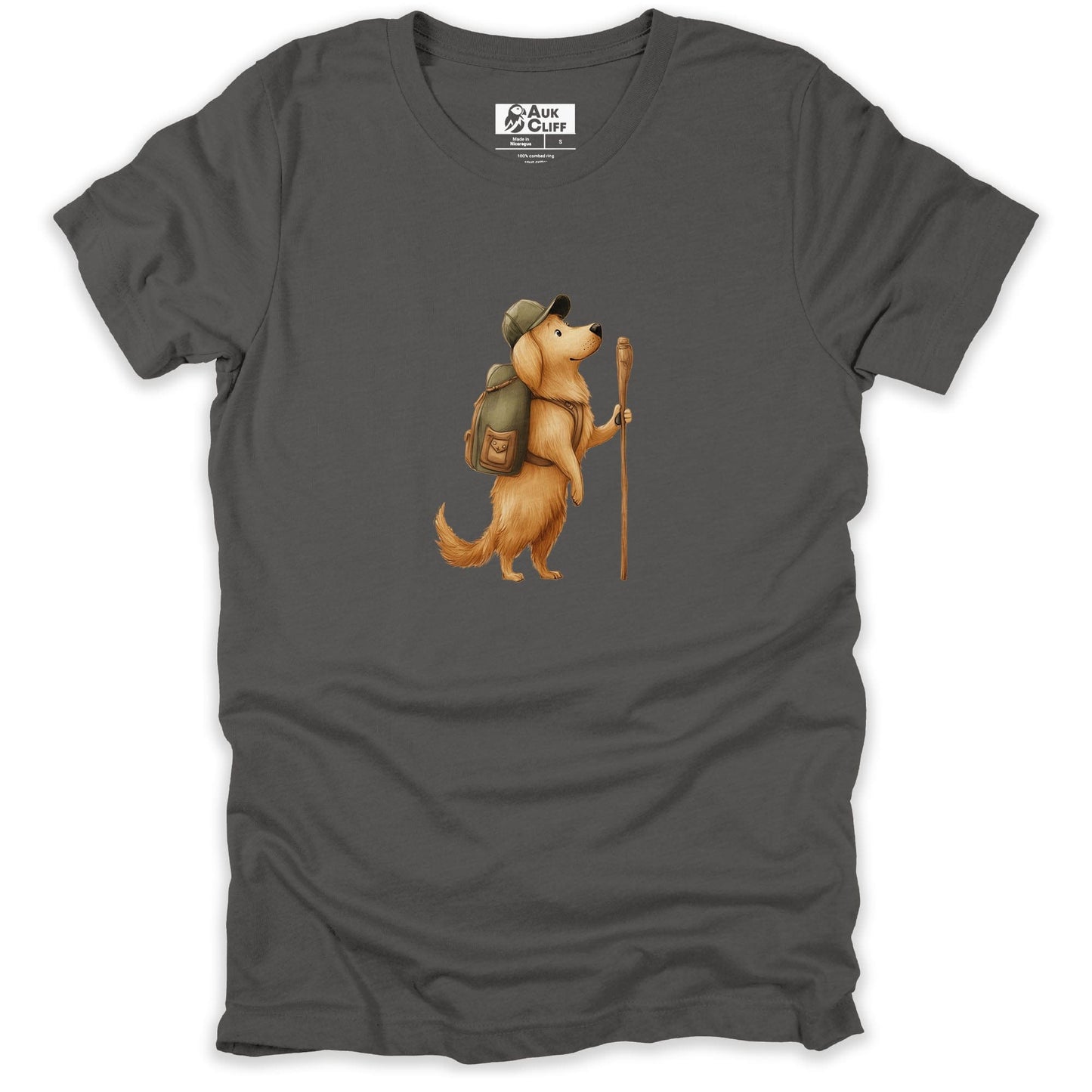 AukCliff Trailblazer Collection Graphic Tees Asphalt / S Trailblazer Golden Retriever T-shirt