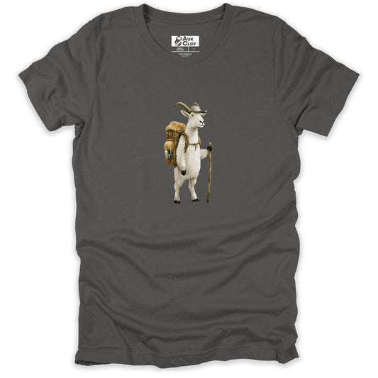 AukCliff Trailblazer Collection Graphic Tees Asphalt / S Trailblazer Mountain Goat T-shirt