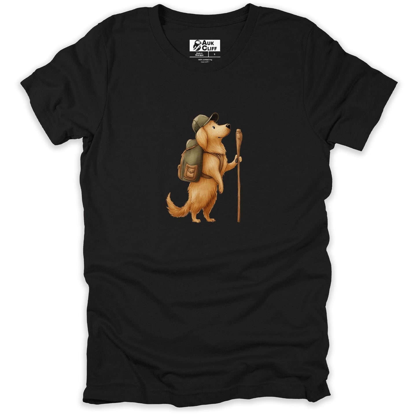 AukCliff Trailblazer Collection Graphic Tees Black / S Trailblazer Golden Retriever T-shirt