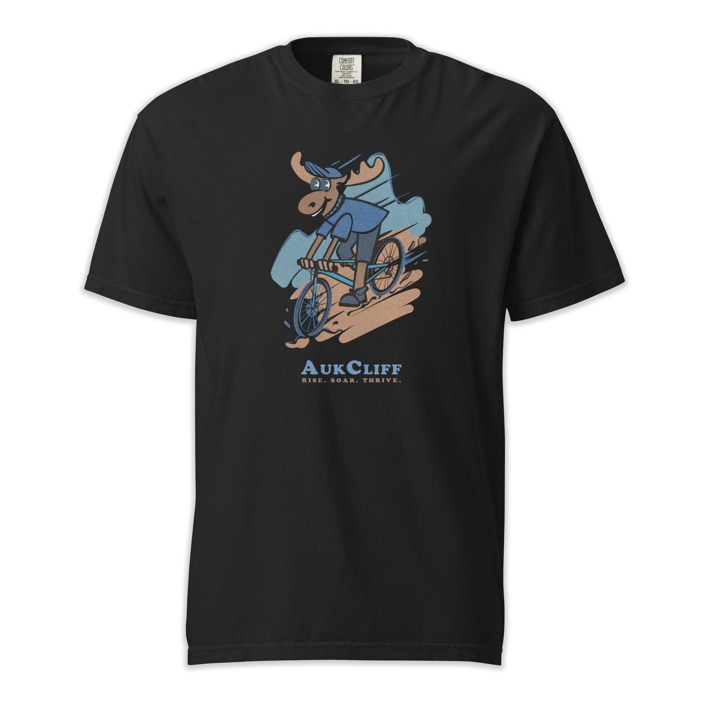 AukCliff Trailblazer Collection Graphic Tees Black / S Trailblazer MTB Moose Comfort Colors T-shirt