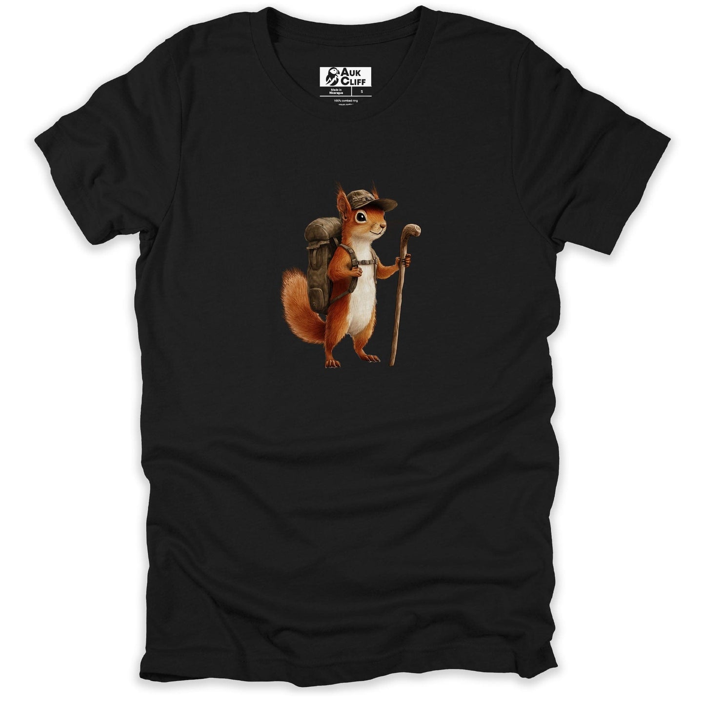 AukCliff Trailblazer Collection Graphic Tees Black / S Trailblazer Squirrel T-shirt