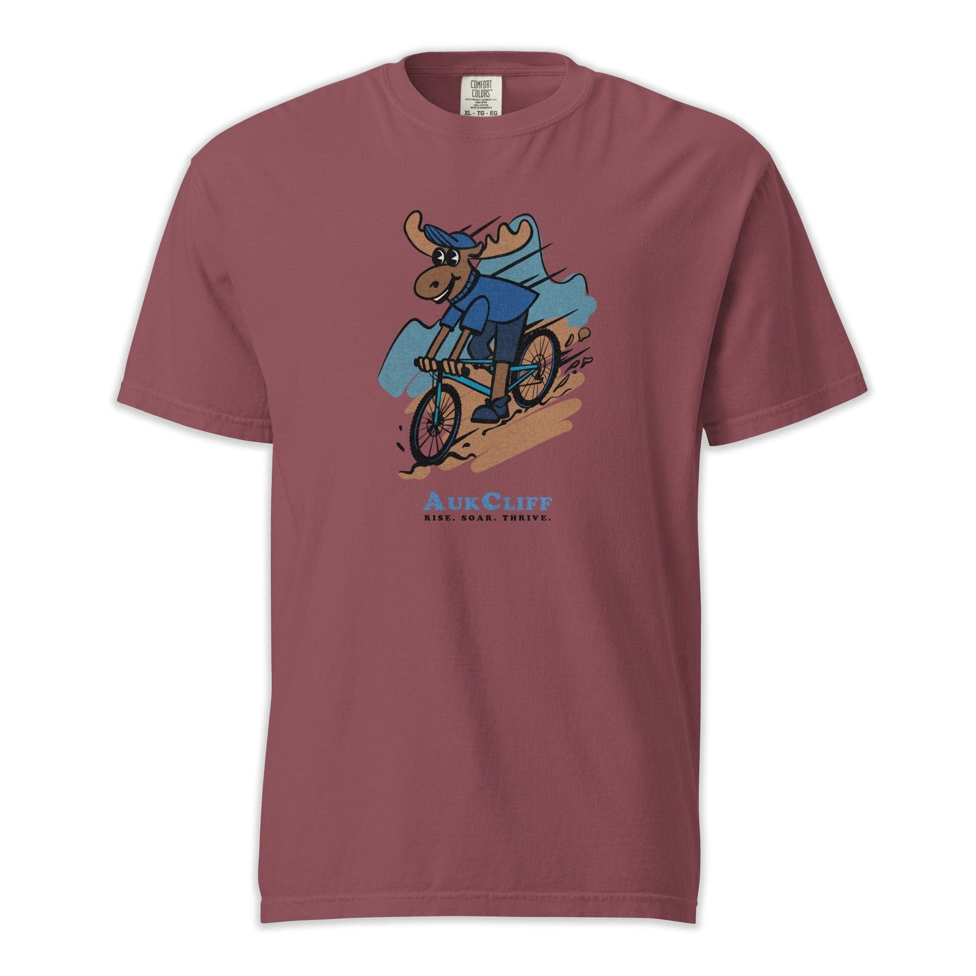 AukCliff Trailblazer Collection Graphic Tees Brick / S Trailblazer MTB Moose Comfort Colors T-shirt