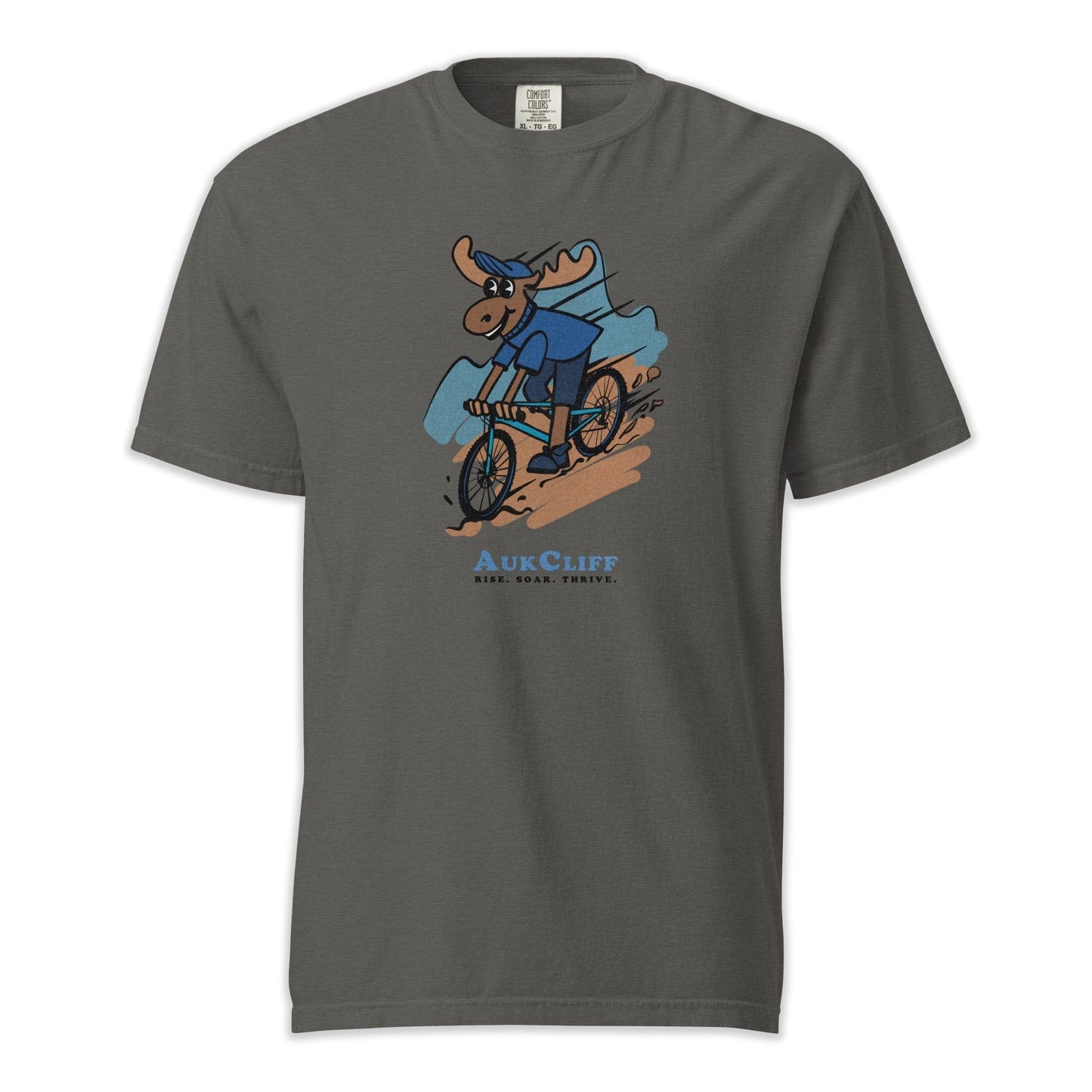 AukCliff Trailblazer Collection Graphic Tees Pepper / S Trailblazer MTB Moose Comfort Colors T-shirt