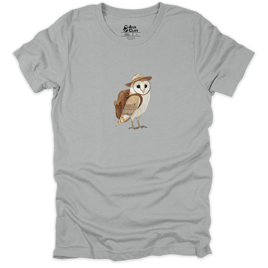 AukCliff Trailblazer Collection Graphic Tees Silver / S Trailblazer Barn Owl T-shirt