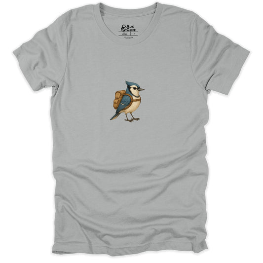 AukCliff Trailblazer Collection Graphic Tees Silver / S Trailblazer Blue Jay T-shirt