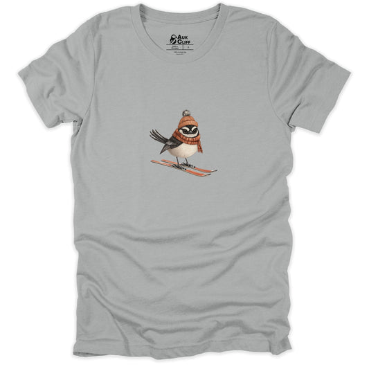 AukCliff Trailblazer Collection Graphic Tees Silver / S Trailblazer Fantail Skiing T-shirt