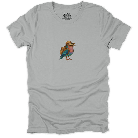 AukCliff Trailblazer Collection Graphic Tees Silver / S Trailblazer Lilac-breasted Roller T-shirt
