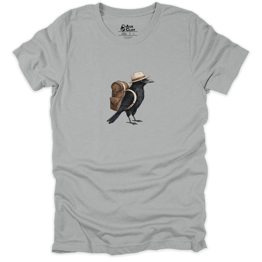 AukCliff Trailblazer Collection Graphic Tees Silver / S Trailblazer Raven T-shirt
