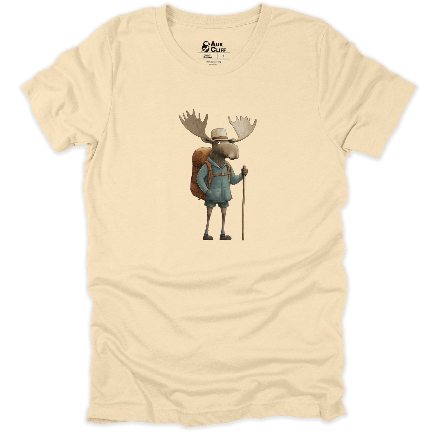 AukCliff Trailblazer Collection Graphic Tees Soft Cream / S Trailblazer Moose T-shirt