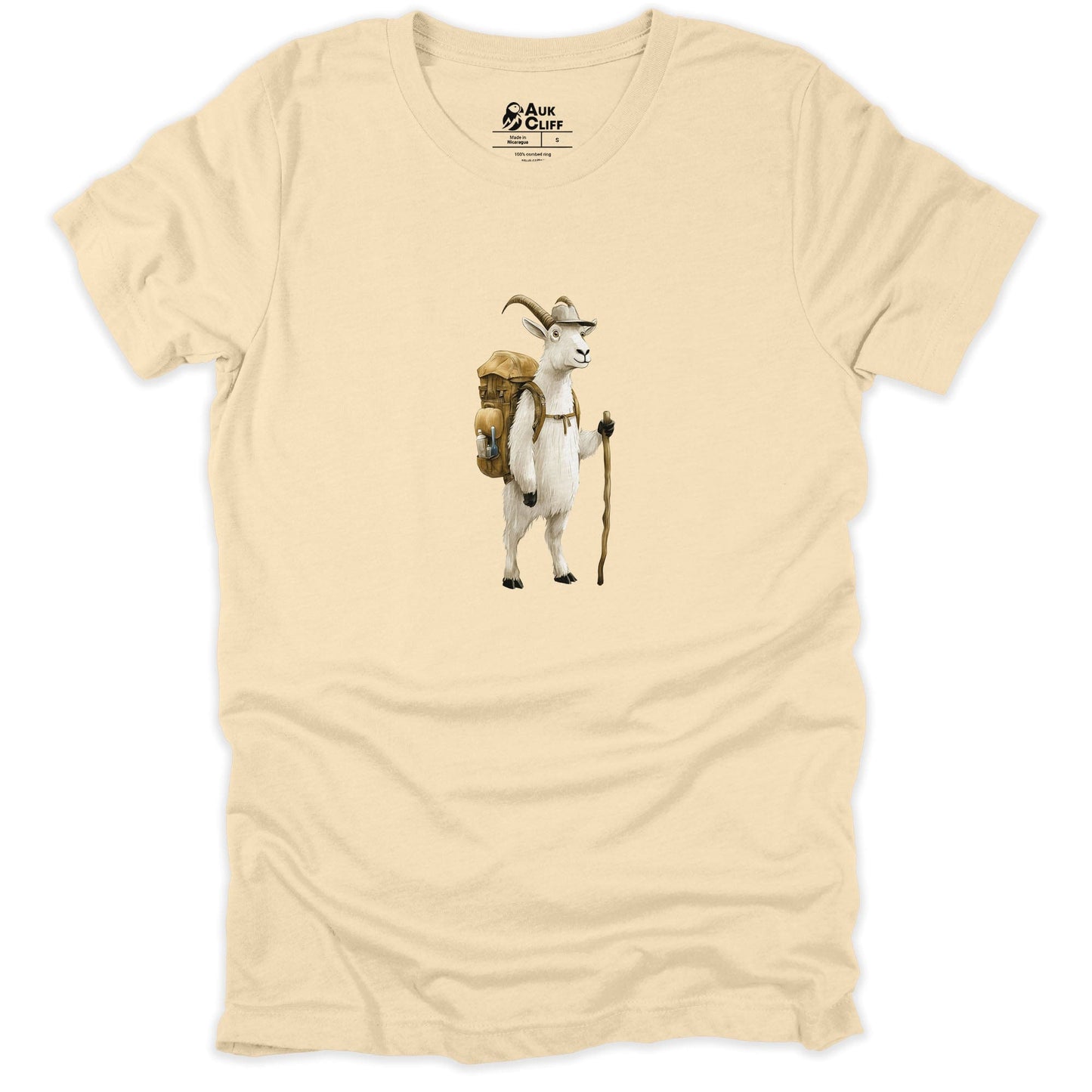AukCliff Trailblazer Collection Graphic Tees Soft Cream / S Trailblazer Mountain Goat T-shirt
