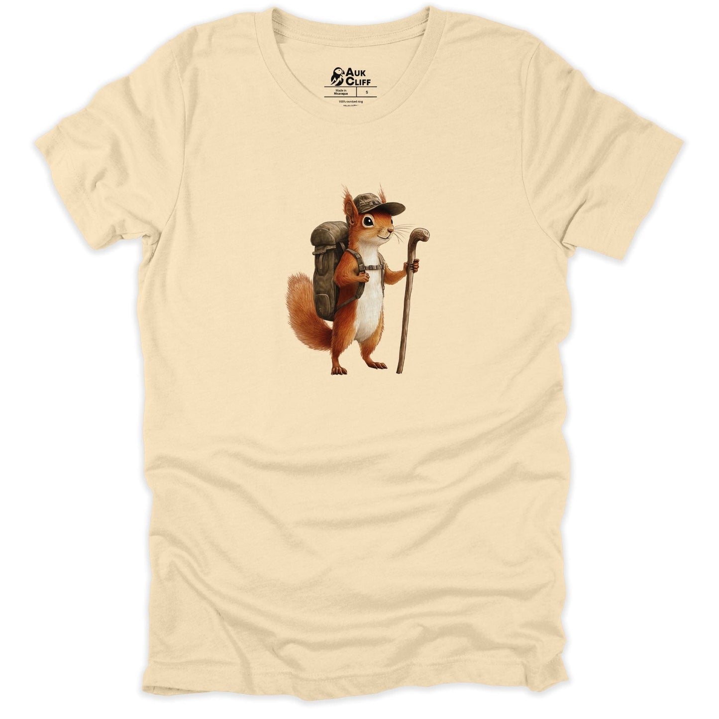 AukCliff Trailblazer Collection Graphic Tees Soft Cream / S Trailblazer Squirrel T-shirt
