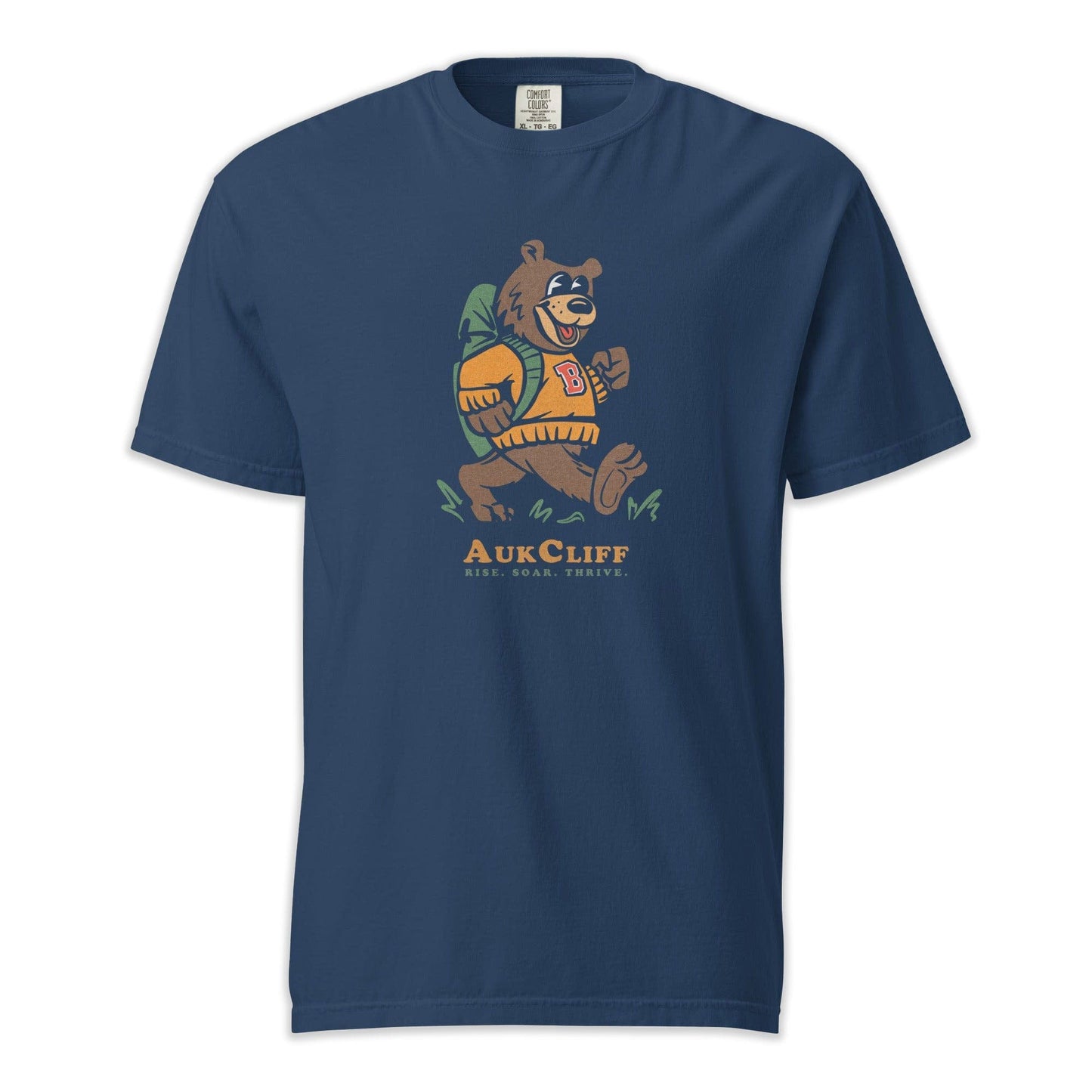 AukCliff Trailblazer Collection Graphic Tees True Navy / S Trailblazer Bear Comfort Colors T-shirt