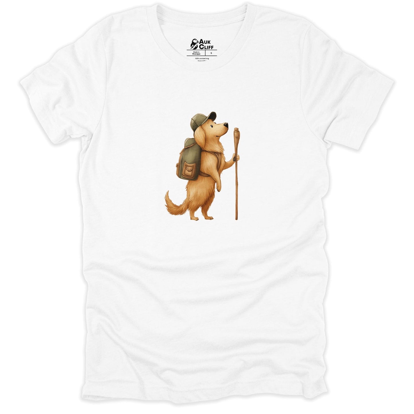 AukCliff Trailblazer Collection Graphic Tees White / S Trailblazer Golden Retriever T-shirt