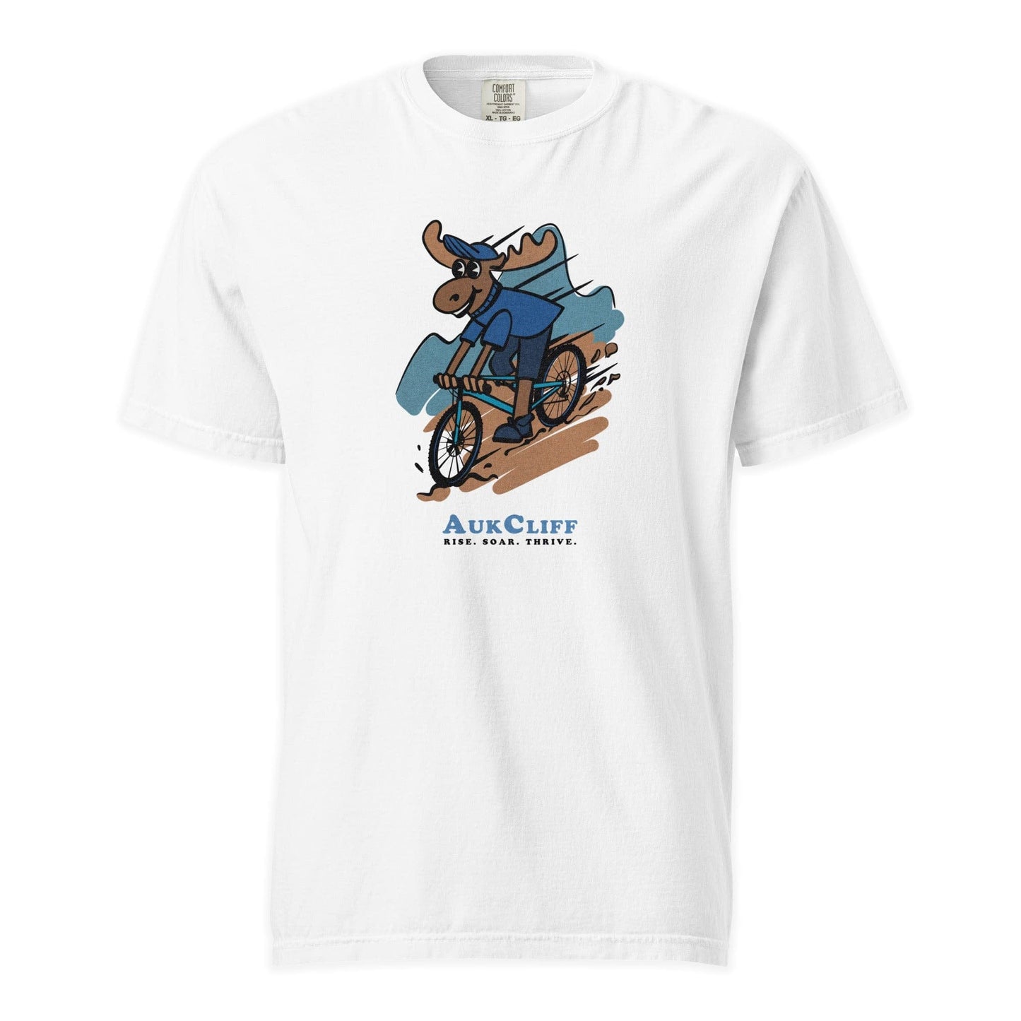 AukCliff Trailblazer Collection Graphic Tees White / S Trailblazer MTB Moose Comfort Colors T-shirt