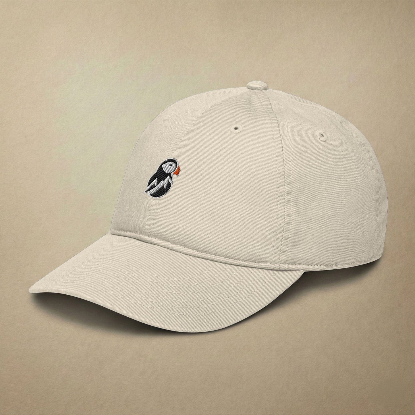 AukCliff Trailblazer Dad Hat Ivory Organic Dad Hat