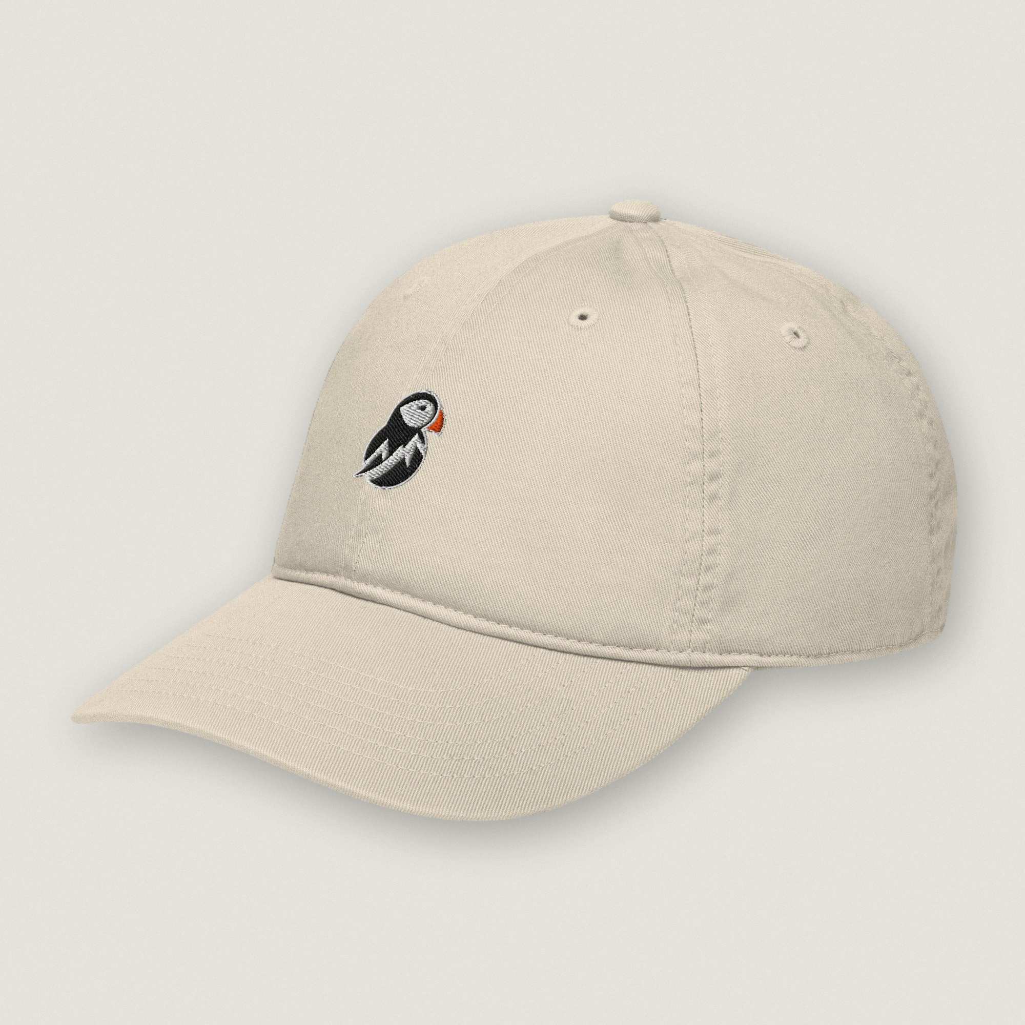 AukCliff Trailblazer Dad Hat Ivory Organic Dad Hat