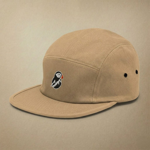 AukCliff Trekker’s Choice 5 Panel Cap Khaki Simple 5 Panel Cap