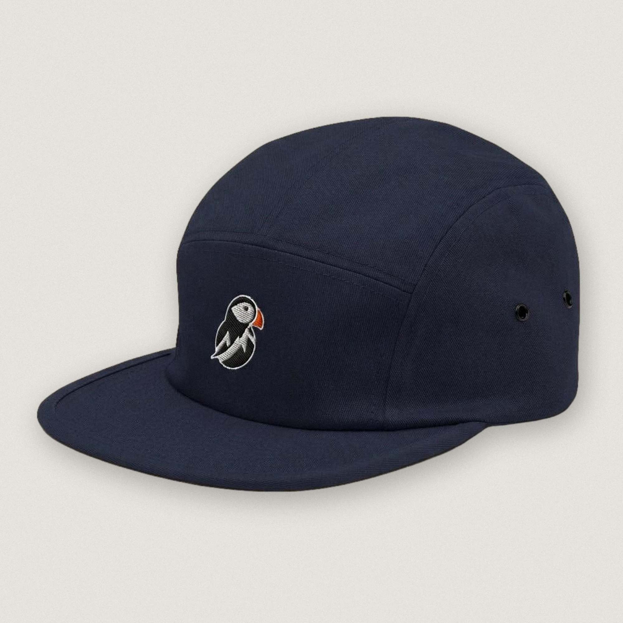 AukCliff Trekker’s Choice 5 Panel Cap Navy Simple 5 Panel Cap