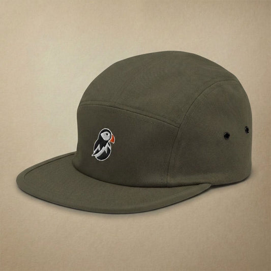 AukCliff Trekker’s Choice 5 Panel Cap Olive Simple 5 Panel Cap