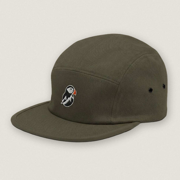 AukCliff Trekker’s Choice 5 Panel Cap Olive Simple 5 Panel Cap