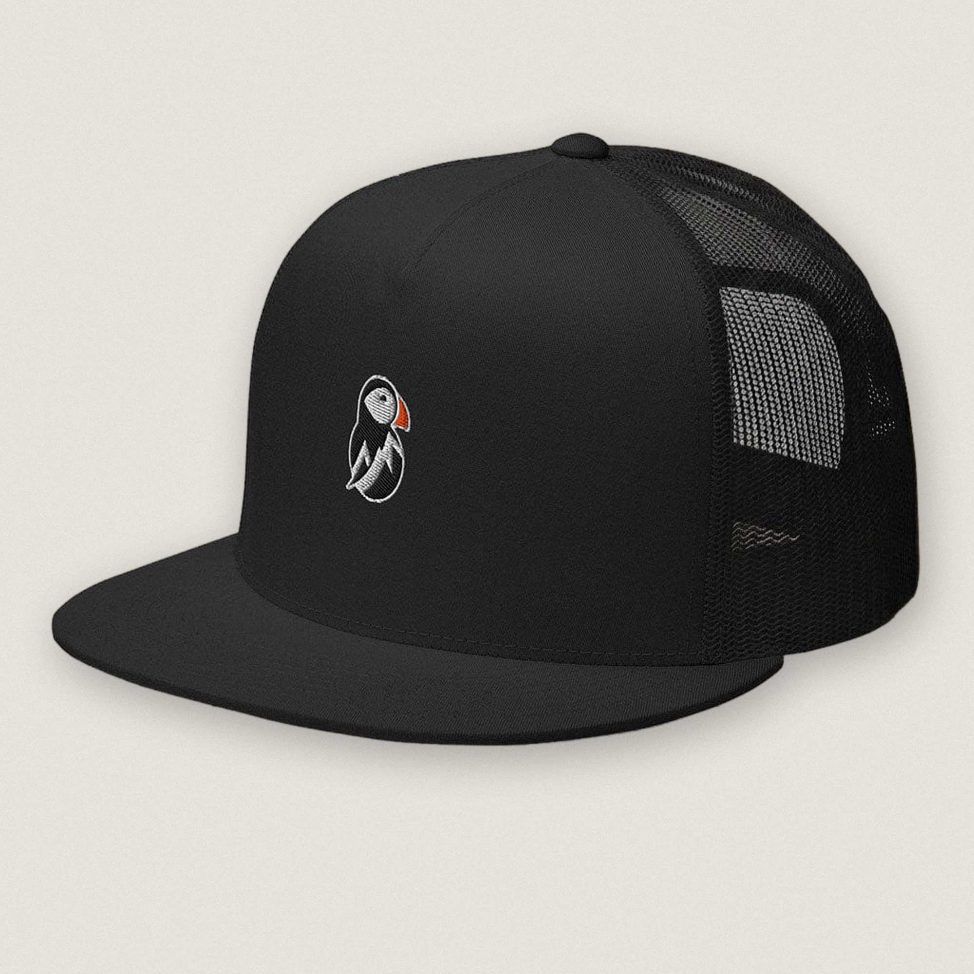 AukCliff Trucker Cap Black Trucker Cap