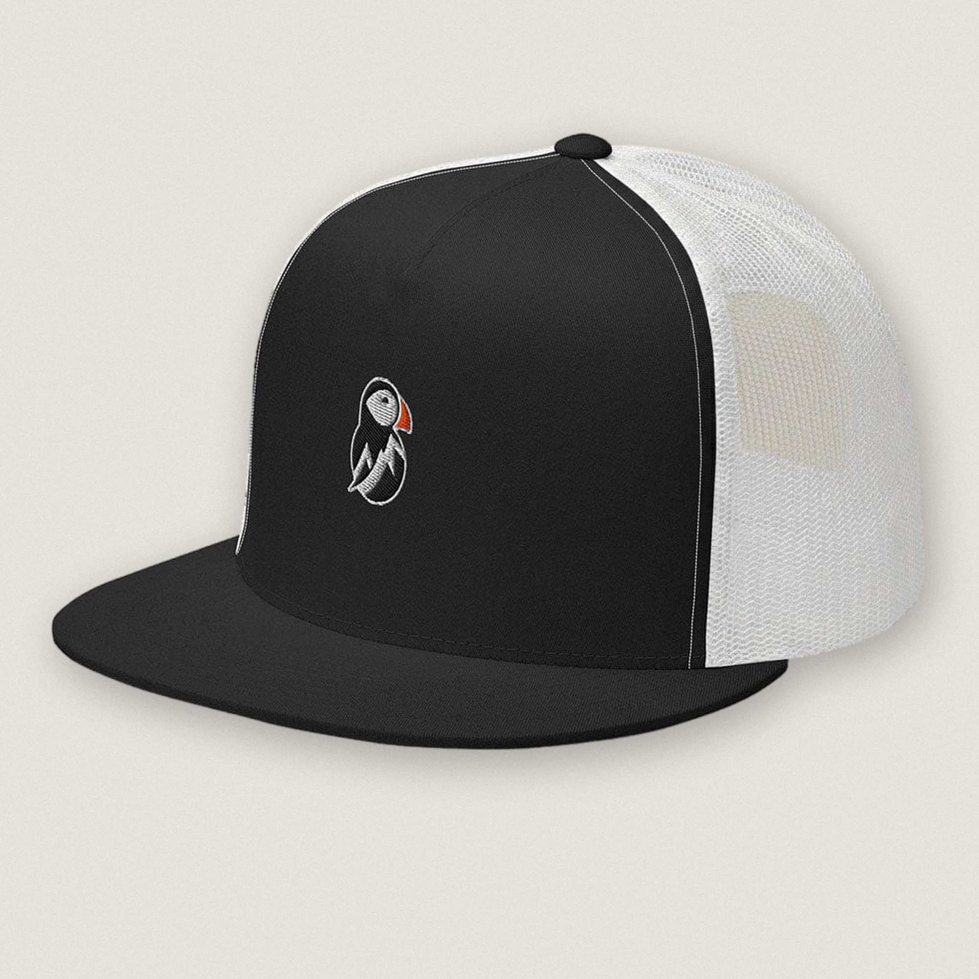 AukCliff Trucker Cap Black/ White Trucker Cap