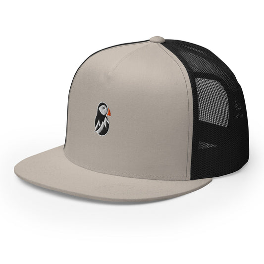 AukCliff Trucker Cap Silver/ Black Trucker Cap