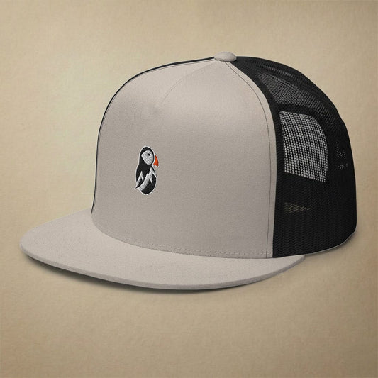 AukCliff Trucker Cap Silver/ Black Trucker Cap