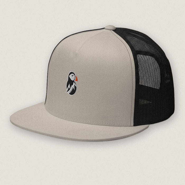 AukCliff Trucker Cap Silver/ Black Trucker Cap