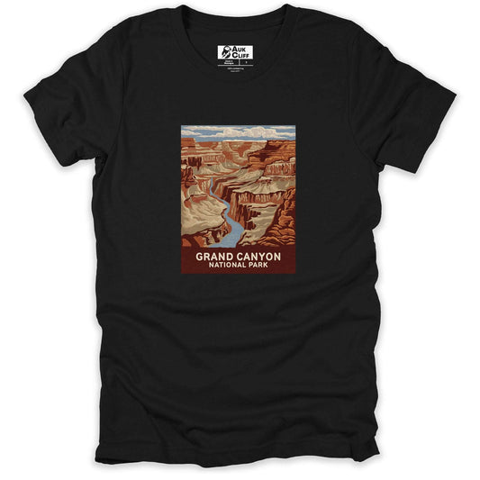 AukCliff USA National Park T-shirt Black / S Grand Canyon National Park T-shirt