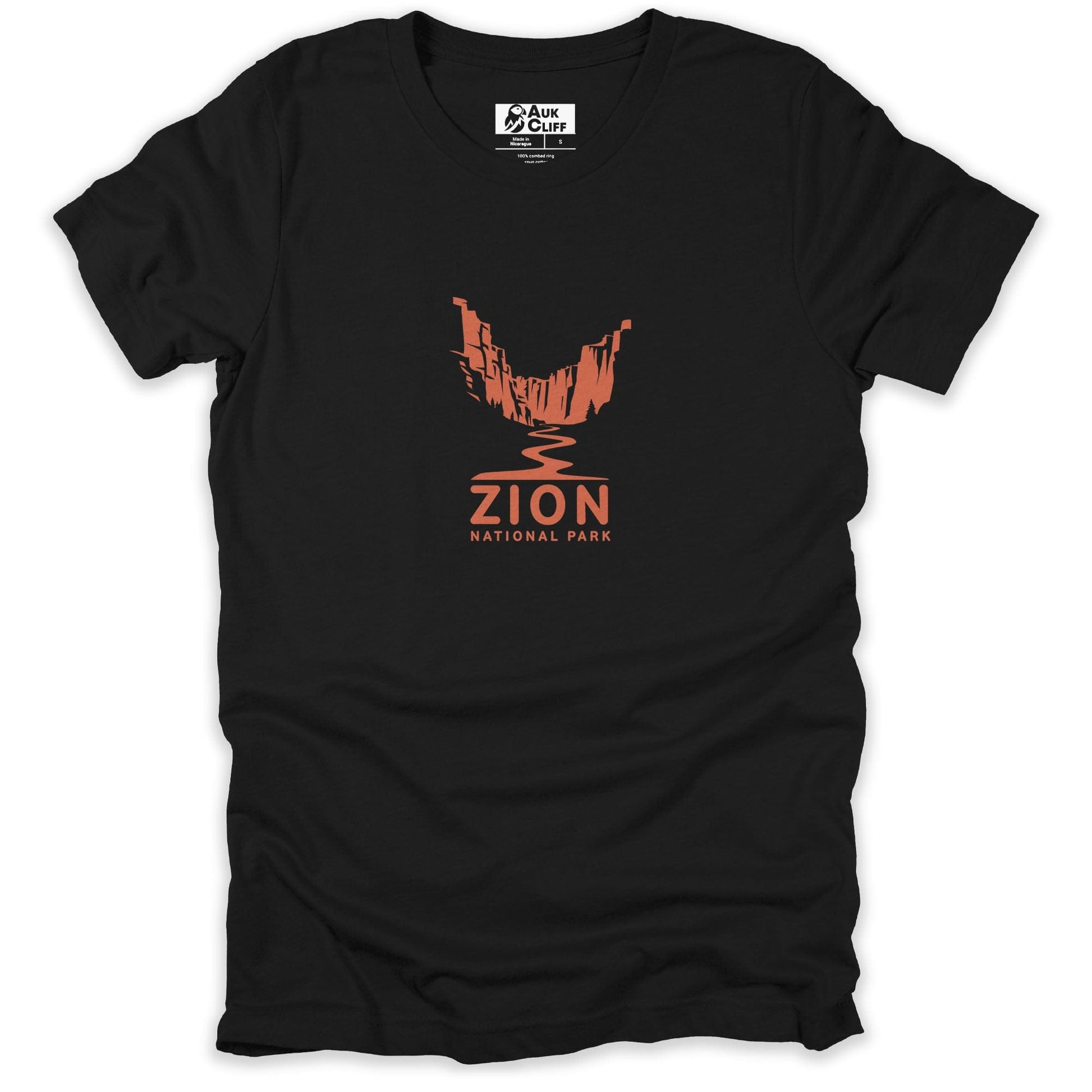 AukCliff USA National Park T-shirt Black / S Zion National Park T-Shirt | Est. 1919