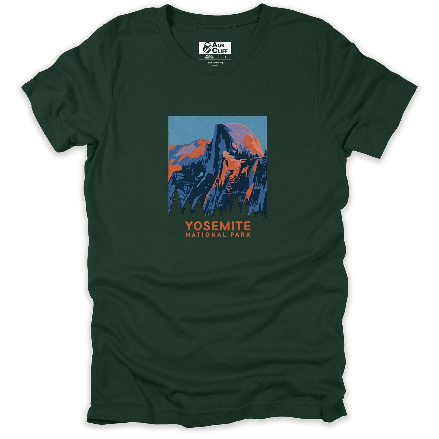 AukCliff USA National Park T-shirt Forest / S Yosemite National Park T-shirt