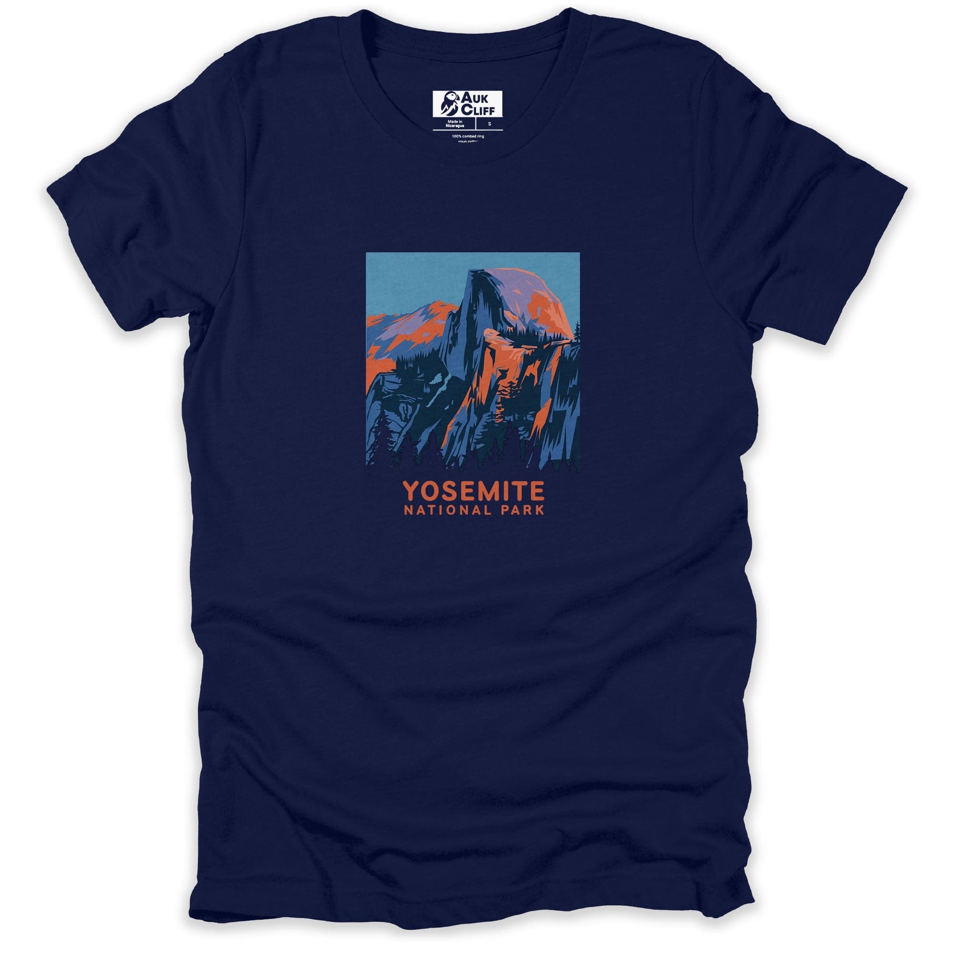 AukCliff USA National Park T-shirt Navy / S Yosemite National Park T-shirt