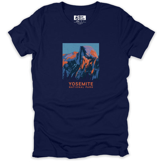 AukCliff USA National Park T-shirt Navy / S Yosemite National Park T-shirt