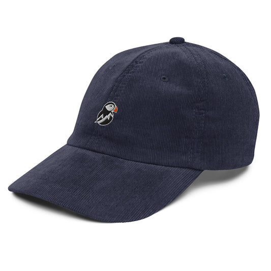 AukCliff Vintage Corduroy Cap Navy Vintage Corduroy Cap