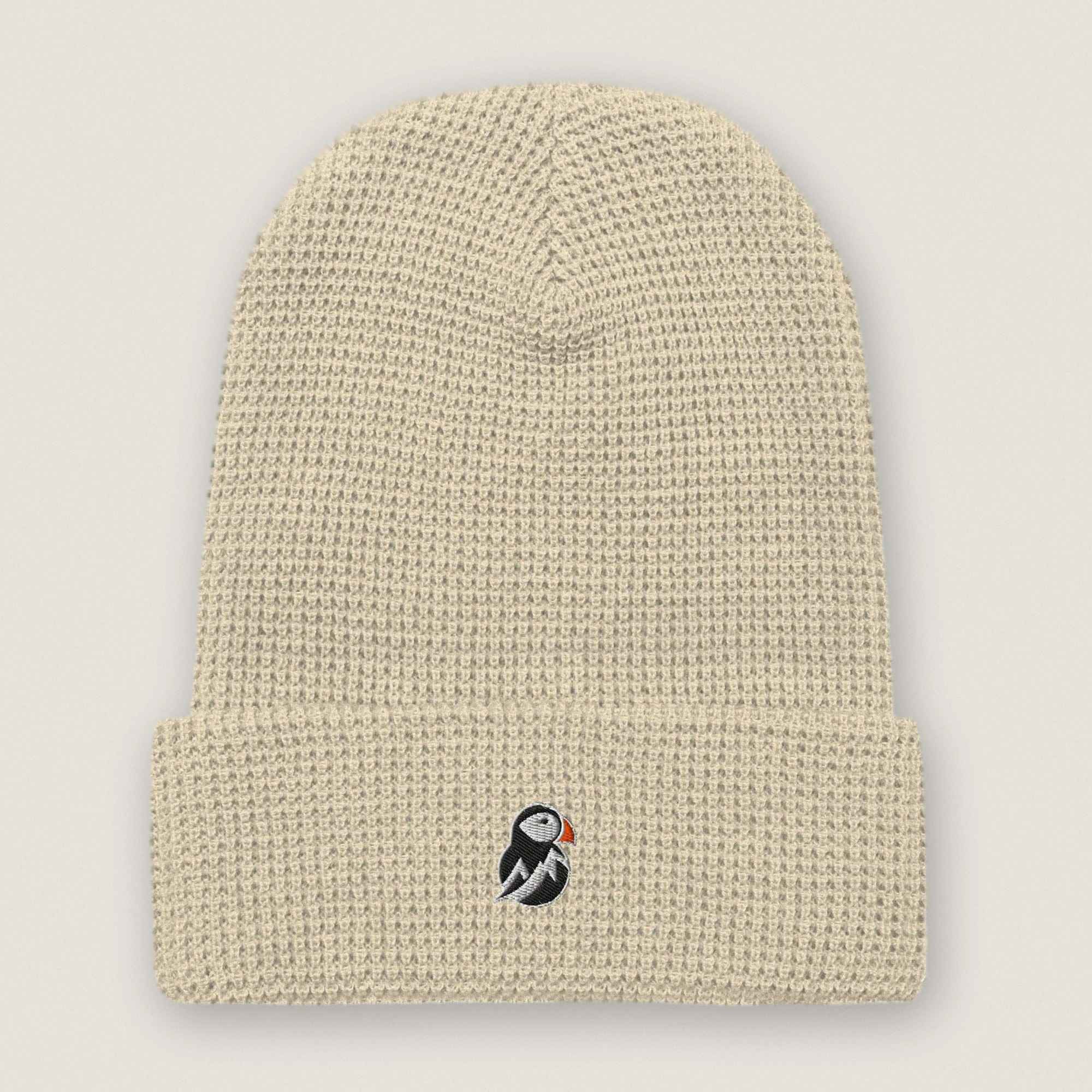 AukCliff Waffle Beanie Beige Waffle Beanie