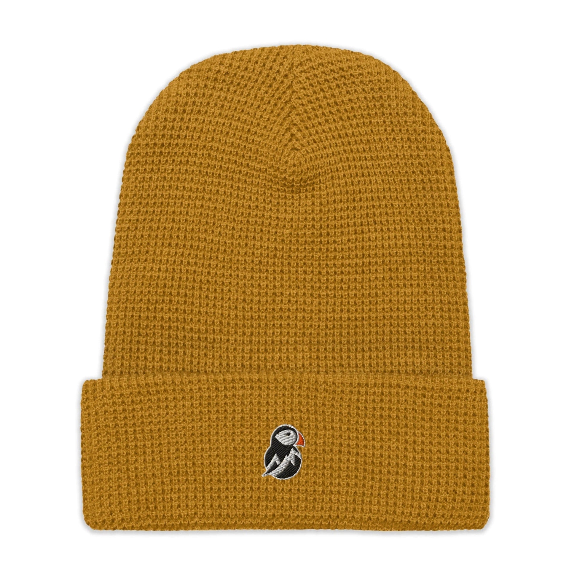 AukCliff Waffle Beanie Camel Waffle Beanie