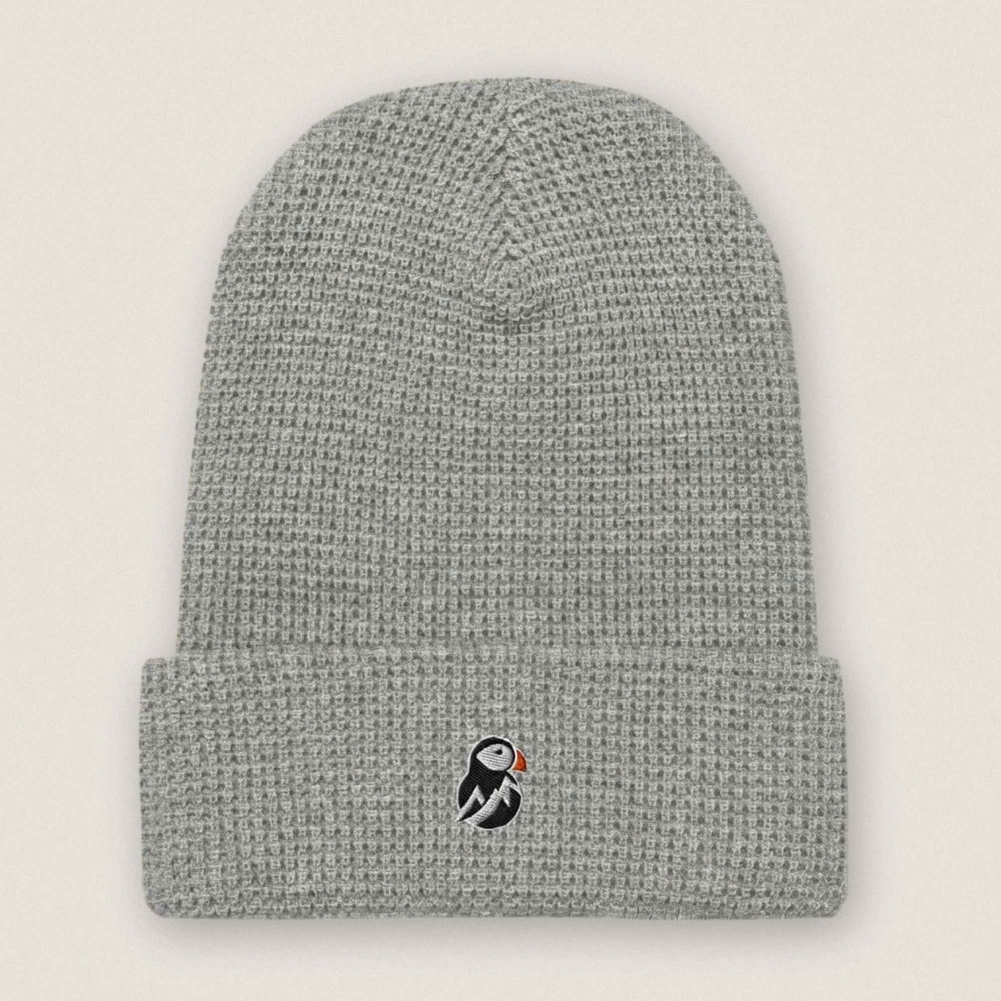 AukCliff Waffle Beanie Grey Waffle Beanie