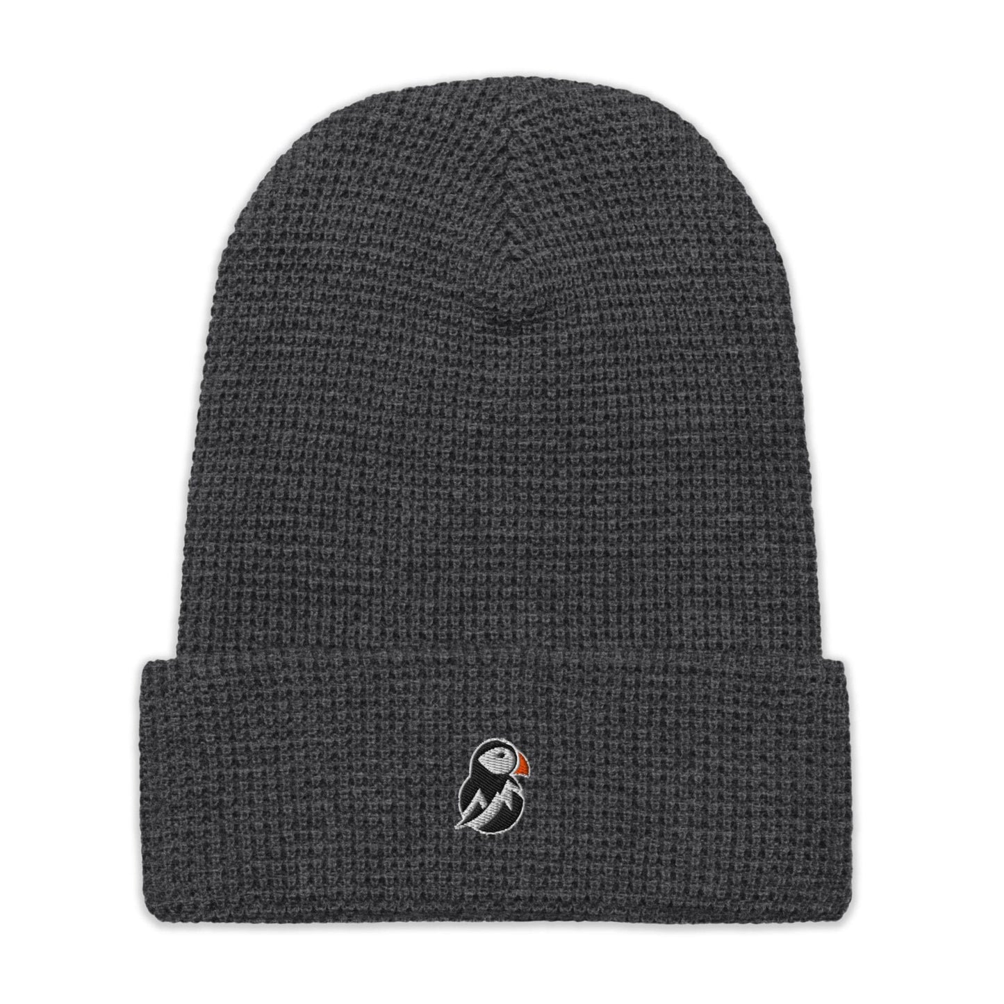 AukCliff Waffle Beanie Heather Charcoal Waffle Beanie