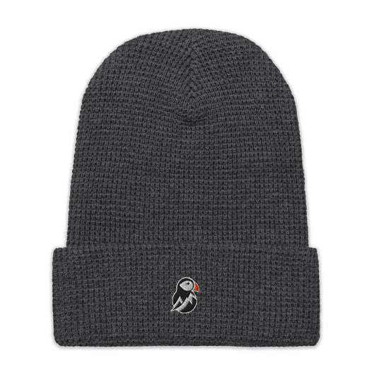 AukCliff Waffle Beanie Heather Charcoal Waffle Beanie