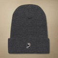 AukCliff Waffle Beanie Heather Charcoal Waffle Beanie