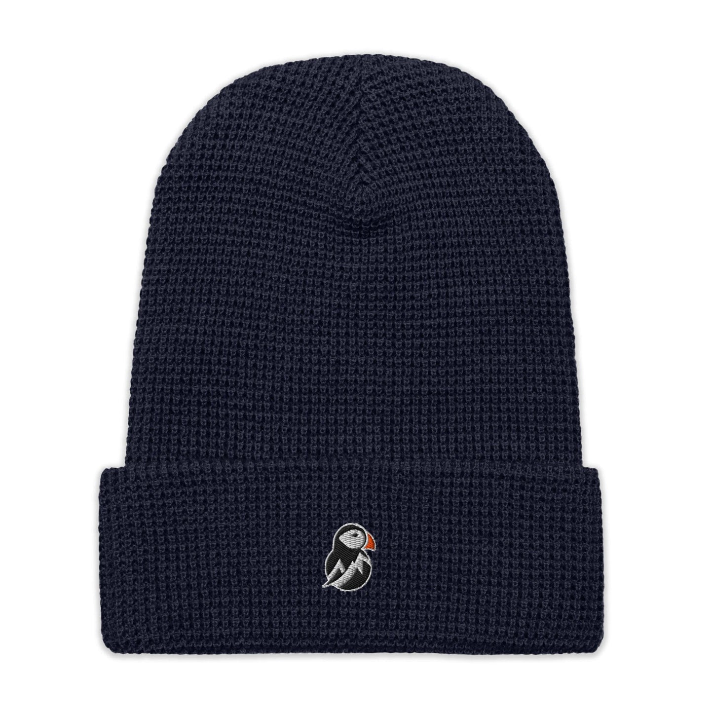 AukCliff Waffle Beanie Navy Waffle Beanie