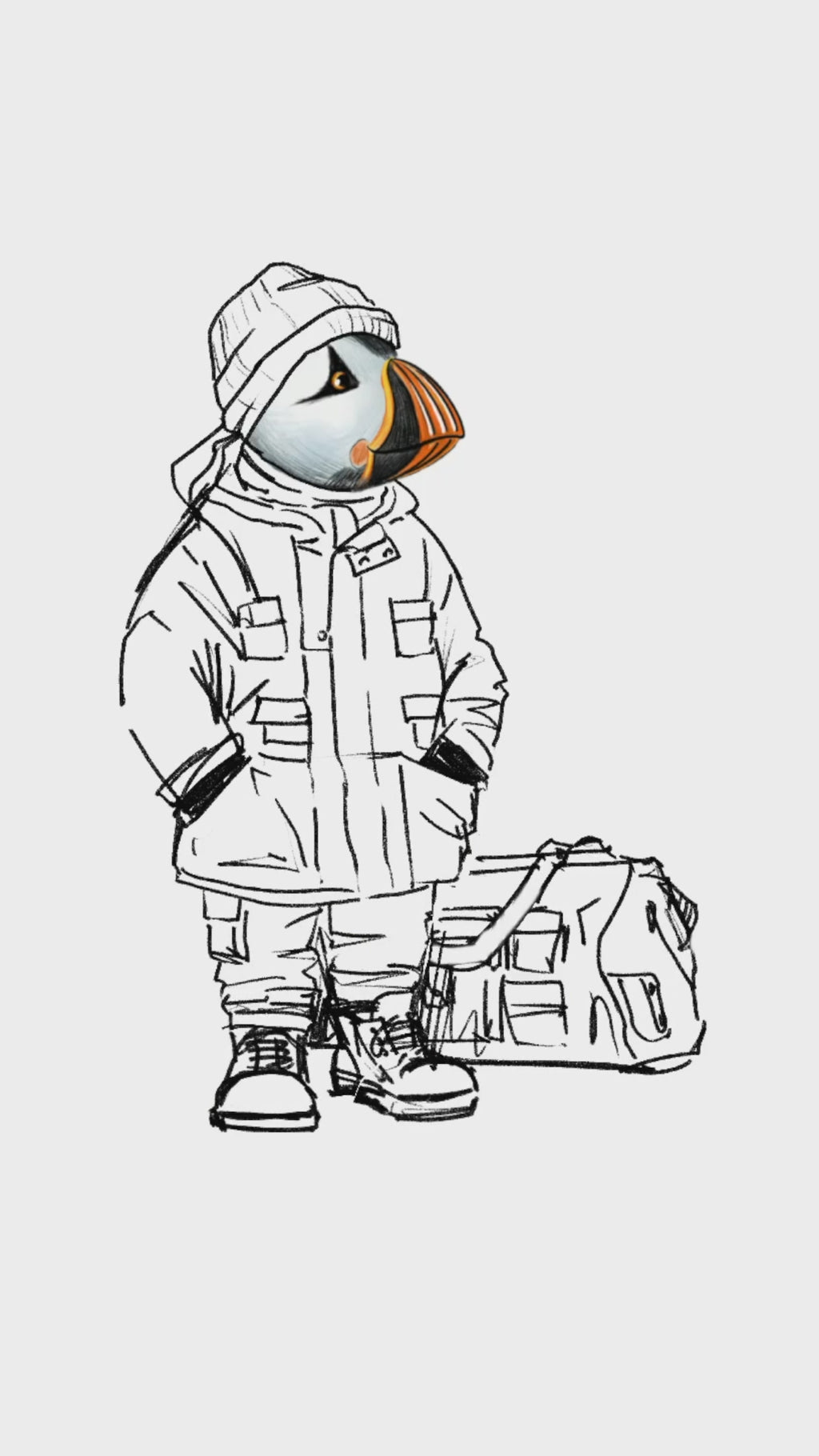 Captain Puffin Expedition Scout T-Shirt