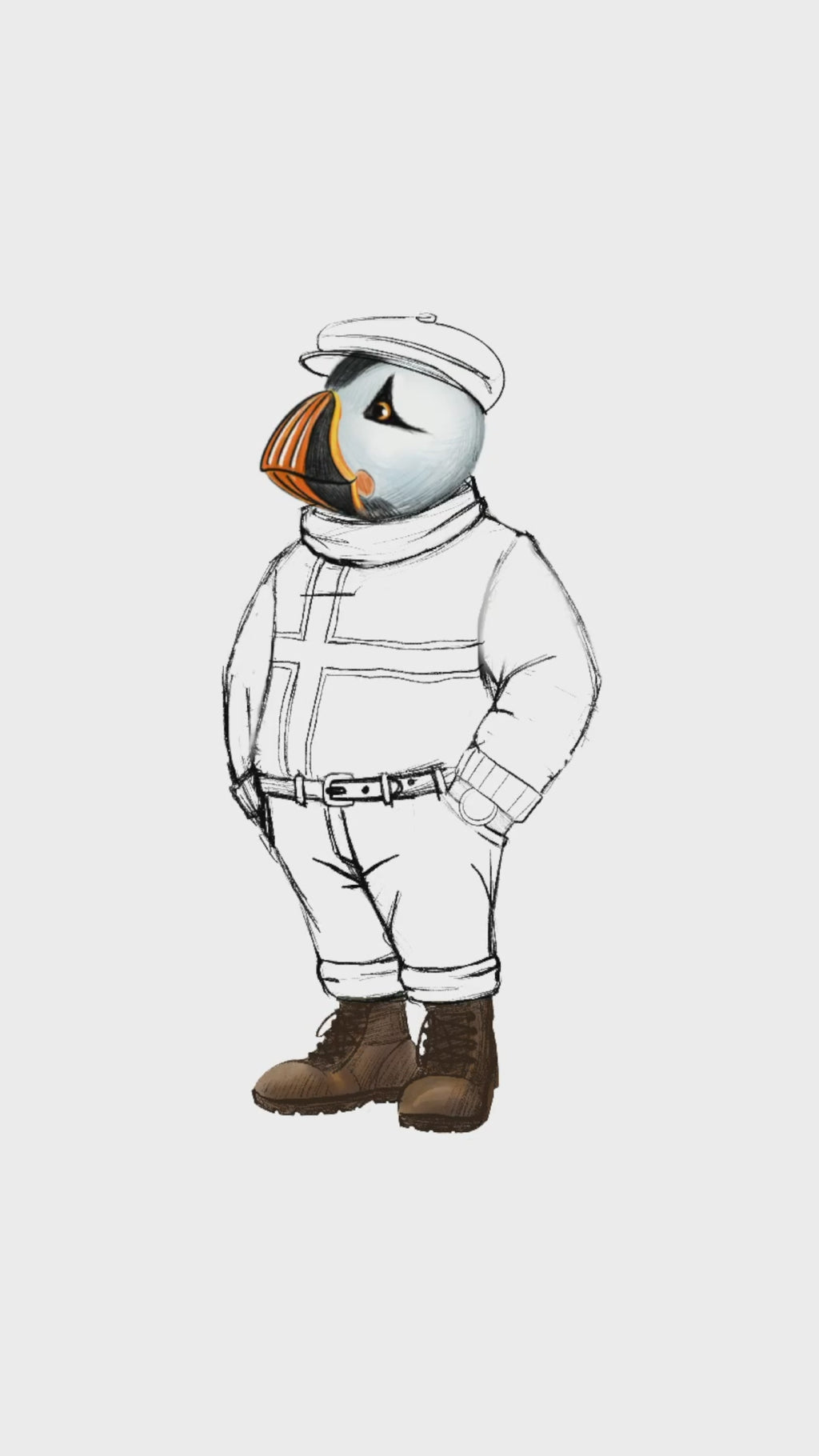 Captain Puffin Nordic Wanderer T-Shirt