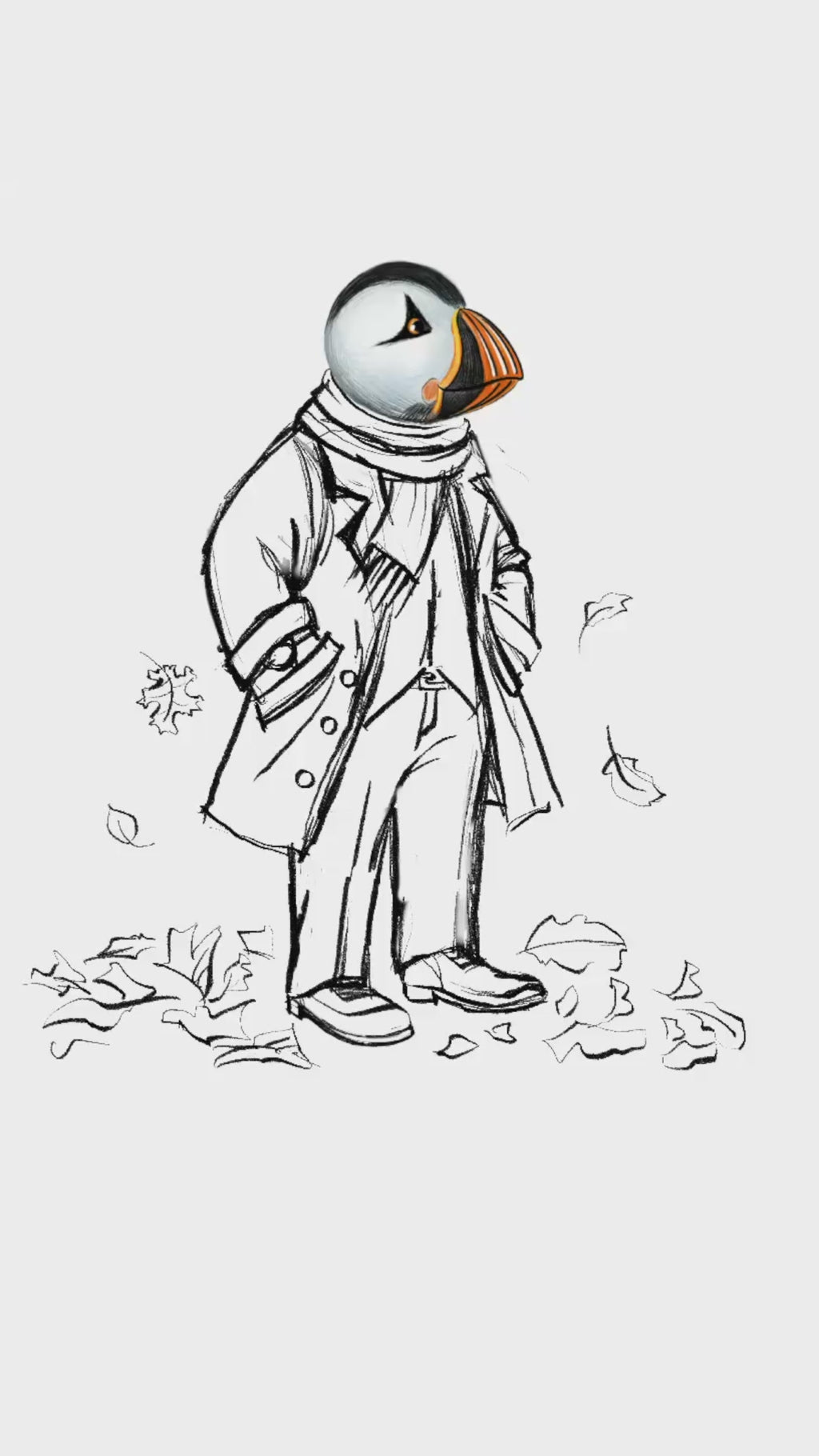Captain Puffin Autumn Wanderer T-Shirt