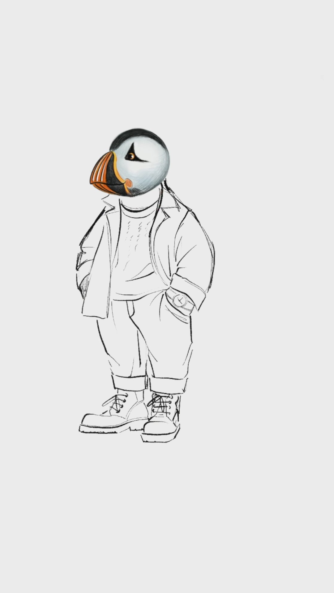Captain Puffin Outdoor Heritage Sweatshirt