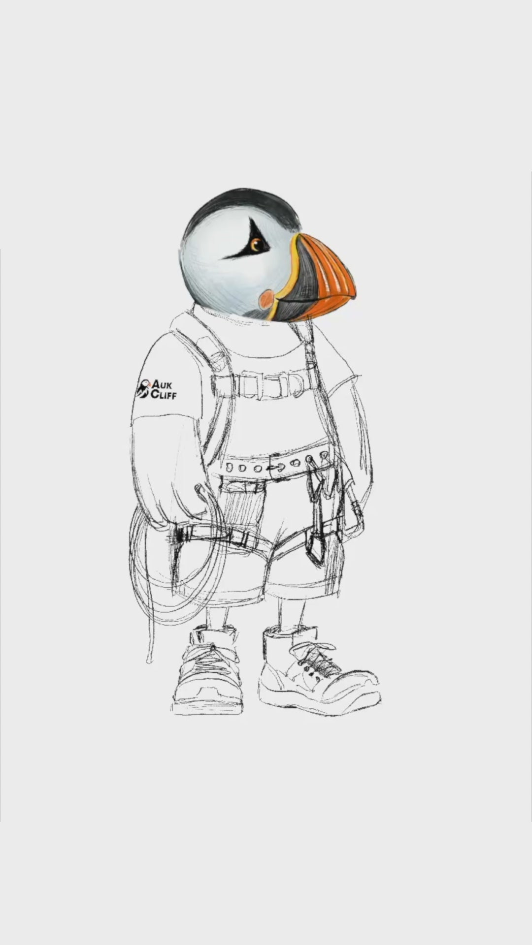 Captain Puffin Rock Climber T-Shirt