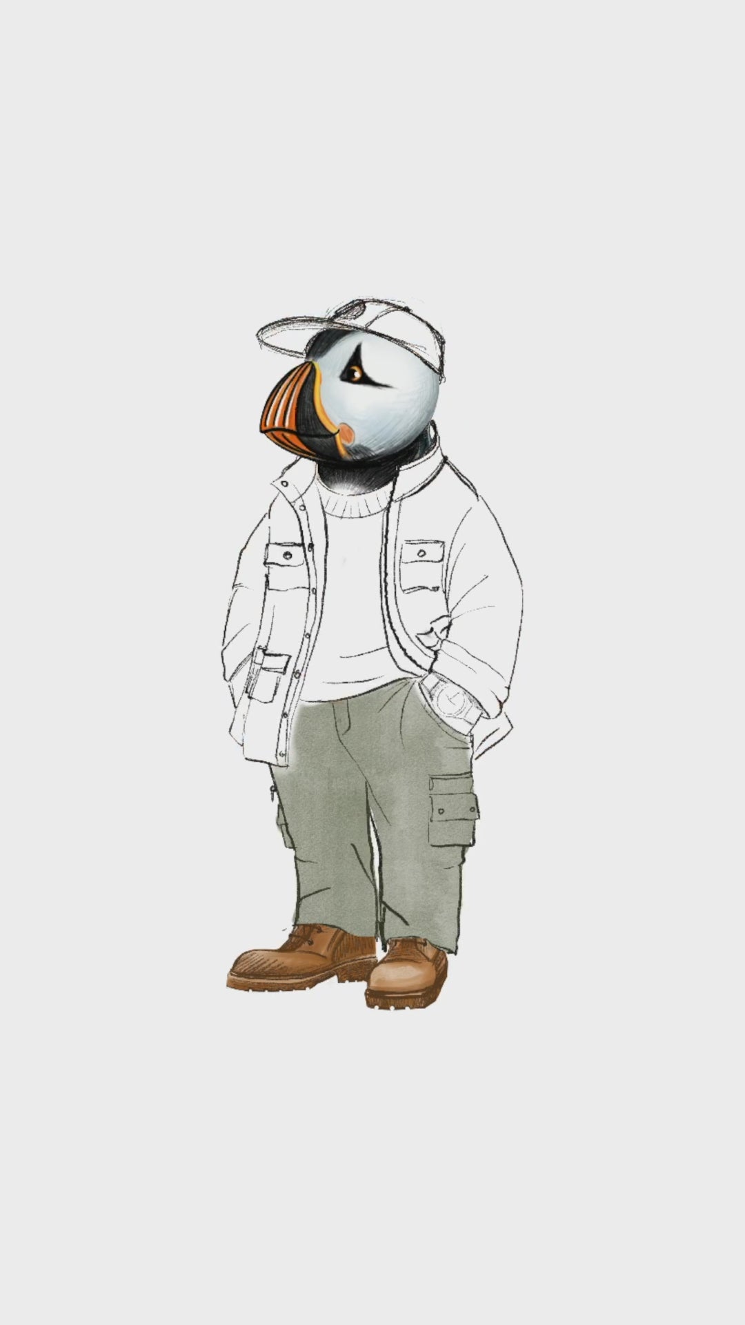 Captain Puffin Pacific Northwest Trailkeeper T-Shirt